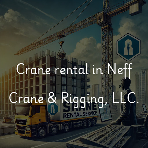 Crane rental in Neff Crane & Rigging, LLC.