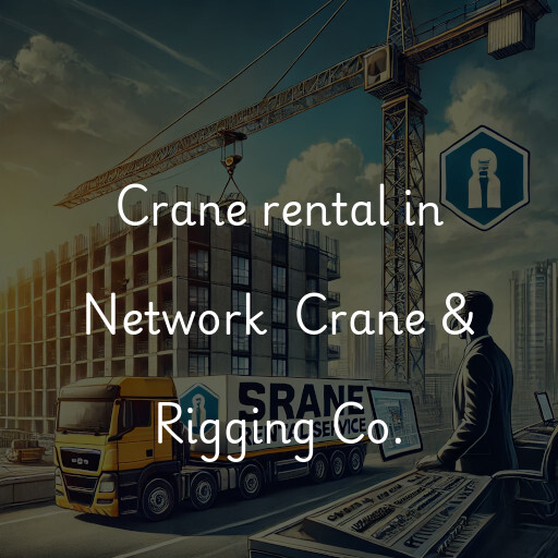 Crane rental in Network  Crane & Rigging Co.