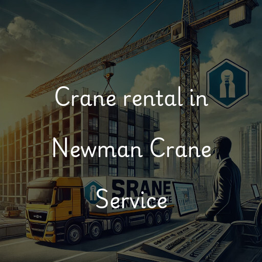 Crane rental in Newman Crane Service