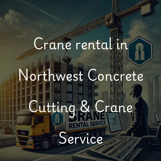 Crane rental in Northwest Concrete Cutting & Crane Service