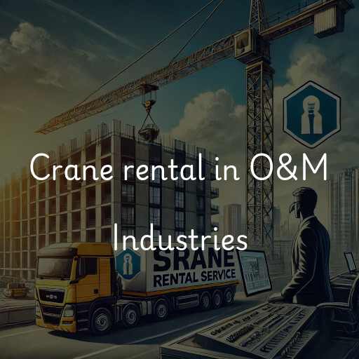 Crane rental in O&M Industries