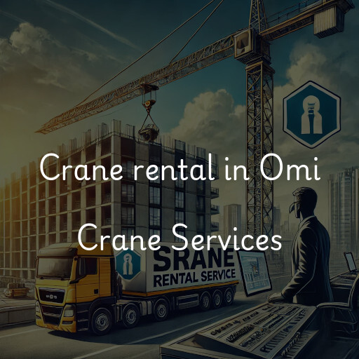 Crane rental in Omi Crane Services