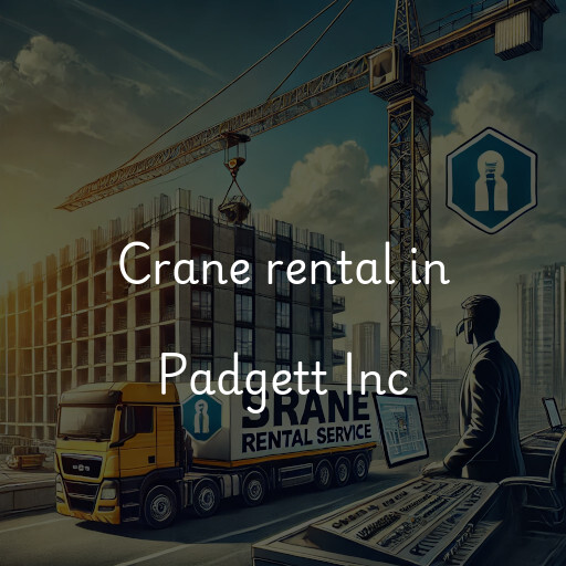 Crane rental in Padgett Inc