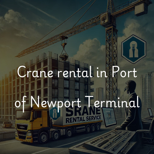 Crane rental in Port of Newport Terminal