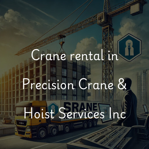 Crane rental in Precision Crane & Hoist Services Inc