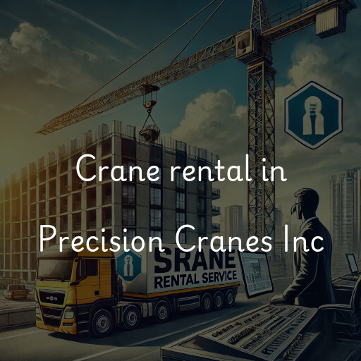 Crane rental in Precision Cranes Inc