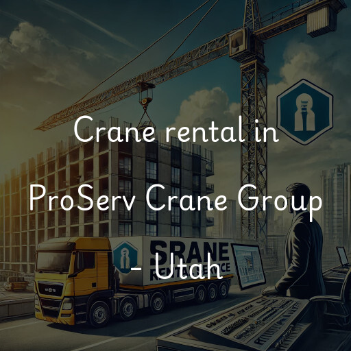 Crane rental in ProServ Crane Group - Utah