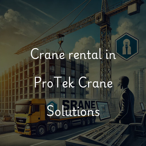 Crane rental in ProTek Crane Solutions