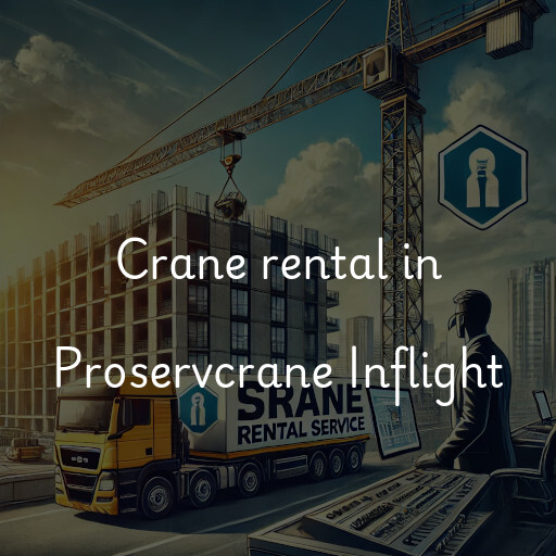 Crane rental in Proservcrane Inflight