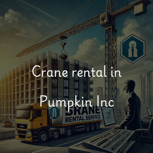 Crane rental in Pumpkin Inc