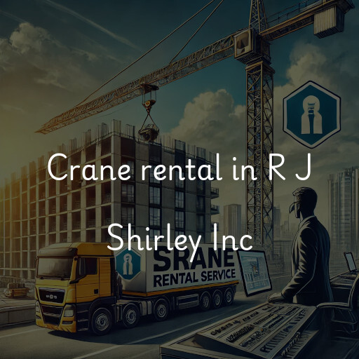 Crane rental in R J Shirley Inc