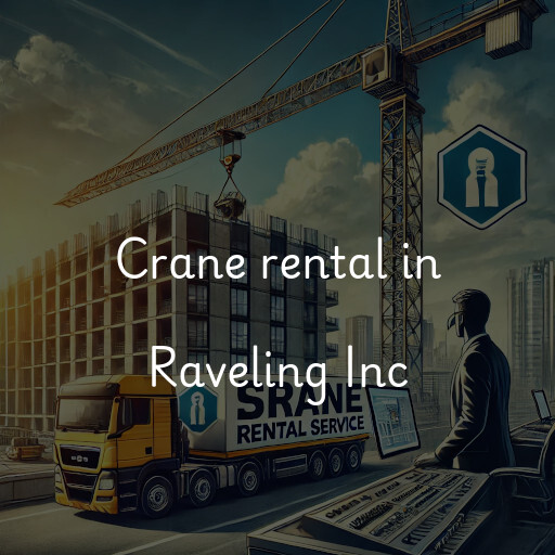 Crane rental in Raveling Inc