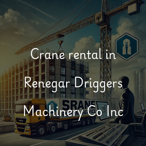 Crane rental in Renegar Driggers Machinery Co Inc