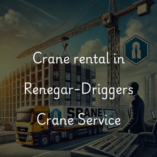 Crane rental in Renegar-Driggers Crane Service