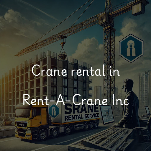 Crane rental in Rent-A-Crane Inc