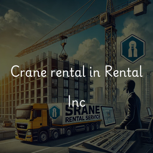 Crane rental in Rental Inc