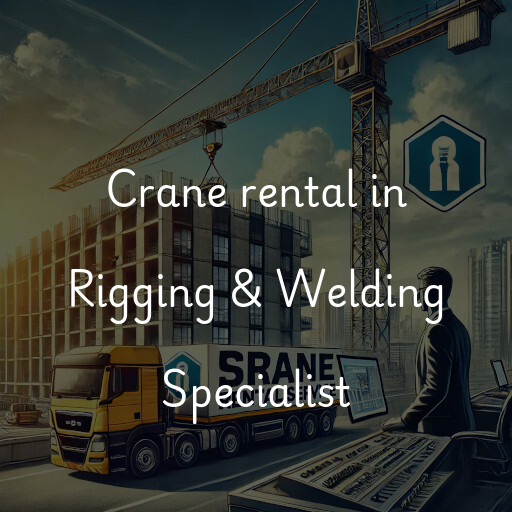 Crane rental in Rigging & Welding Specialist