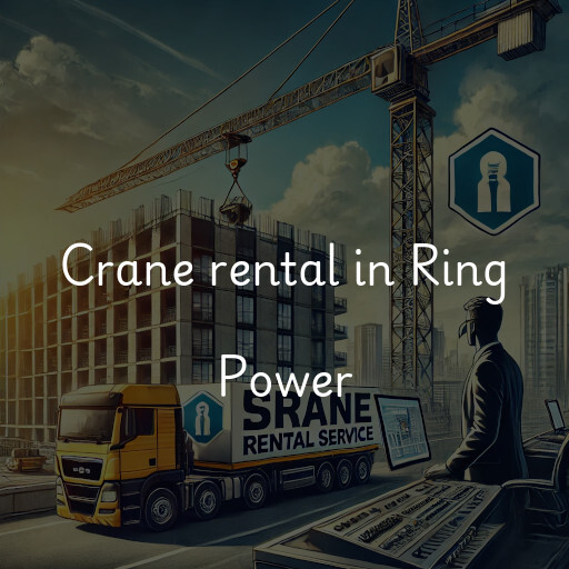 Crane rental in Ring Power