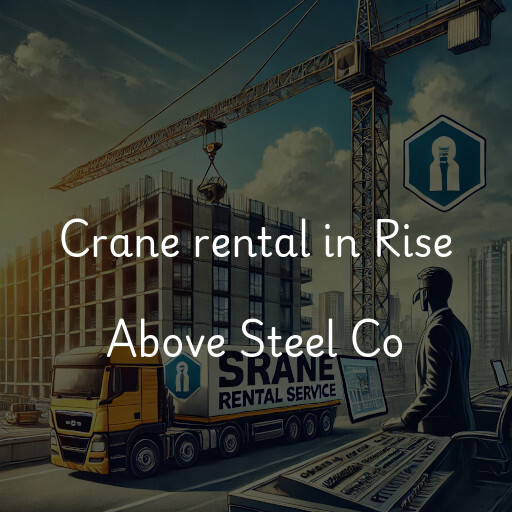 Crane rental in Rise Above Steel Co