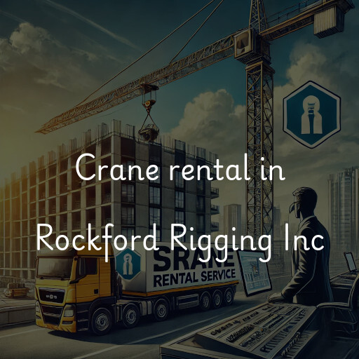 Crane rental in Rockford Rigging Inc