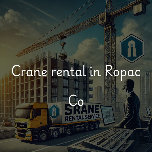 Crane rental in Ropac Co