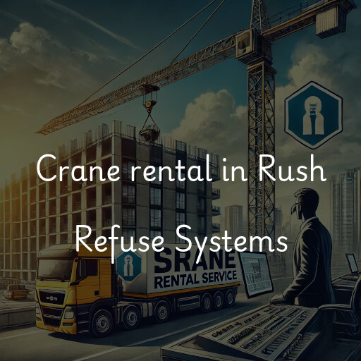 Crane rental in Rush Refuse Systems