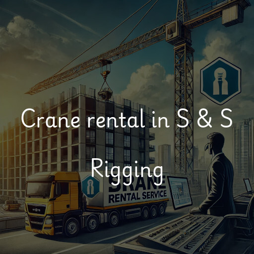 Crane rental in S & S Rigging