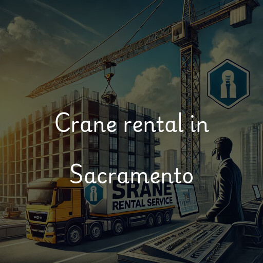 Crane rental in Sacramento