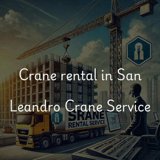 Crane rental in San  Leandro Crane Service