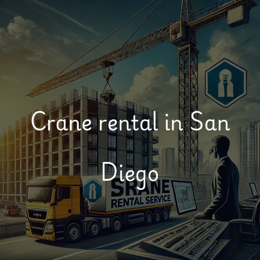 Crane rental in San Diego