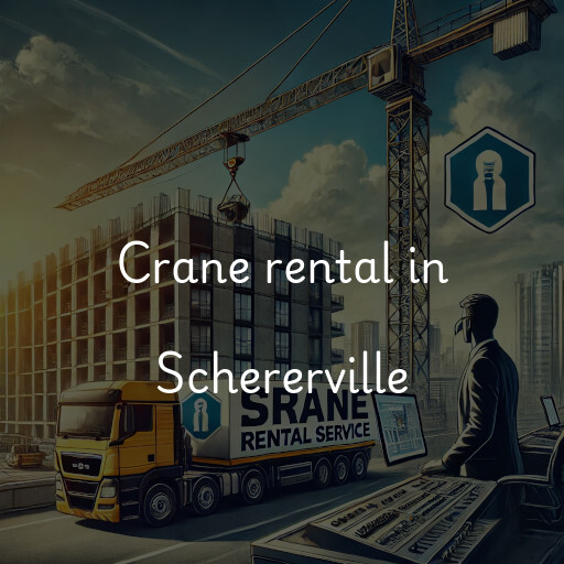 Crane rental in Schererville