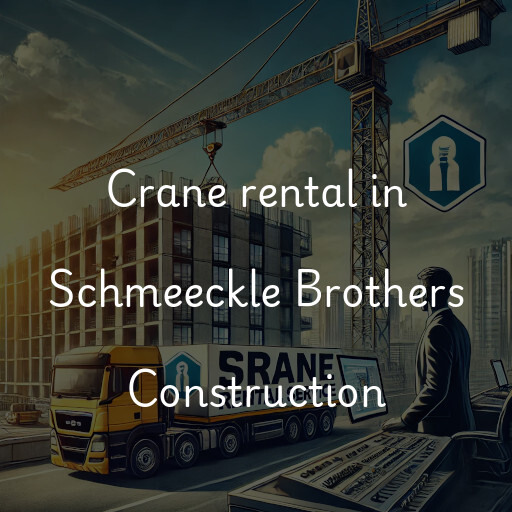 Crane rental in Schmeeckle Brothers Construction