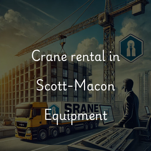 Crane rental in Scott-Macon Equipment