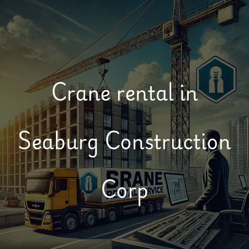 Crane rental in Seaburg Construction Corp