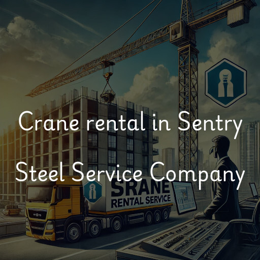 Crane rental in Sentry Steel Service Company