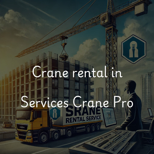 Crane rental in Services Crane Pro