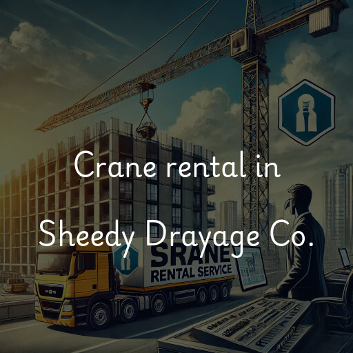 Crane rental in Sheedy Drayage Co.