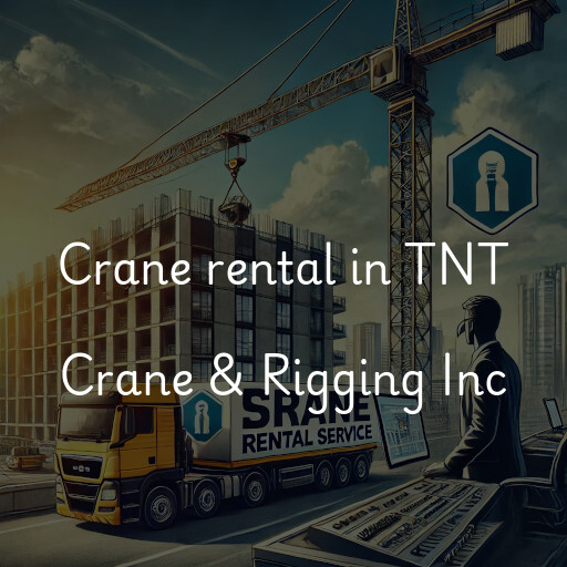 Crane rental in TNT Crane & Rigging Inc