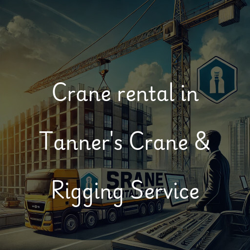 Crane rental in Tanner's Crane & Rigging Service