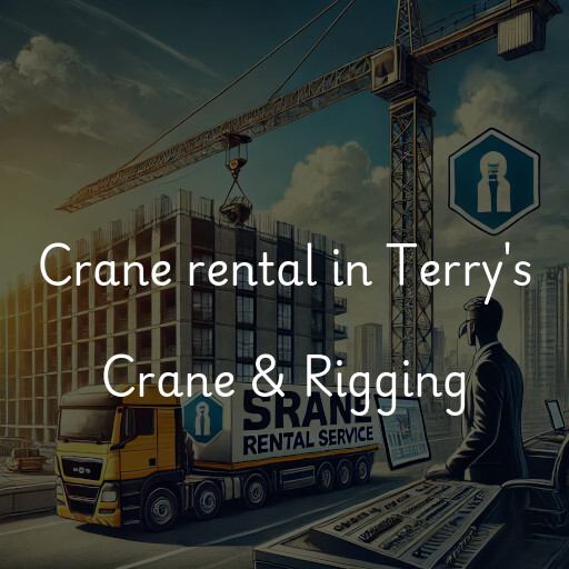 Crane rental in Terry's Crane & Rigging