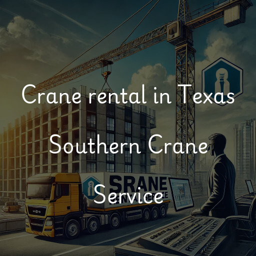 Crane rental in Texas Southern Crane Service