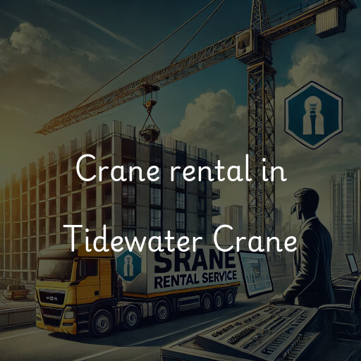 Crane rental in Tidewater Crane