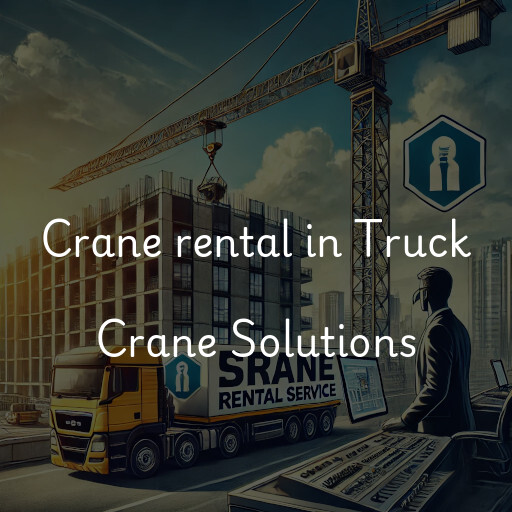 Crane rental in Truck Crane Solutions