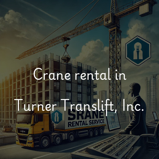 Crane rental in Turner Translift, Inc.