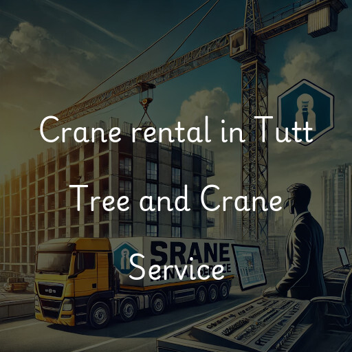 Crane rental in Tutt Tree and Crane Service