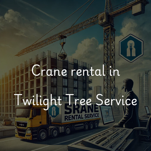 Crane rental in Twilight Tree Service