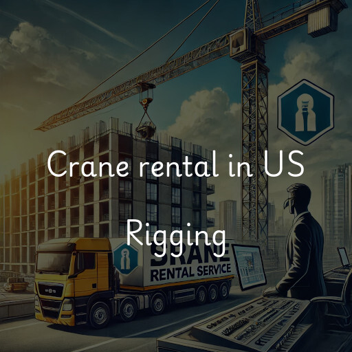 Crane rental in US Rigging