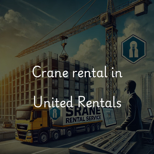 Crane rental in United Rentals