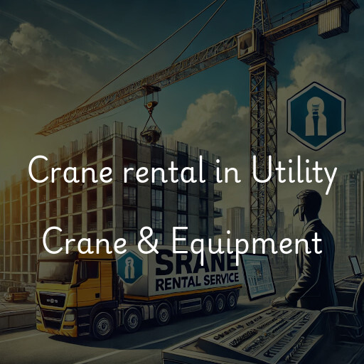 Crane rental in Utility Crane & Equipment