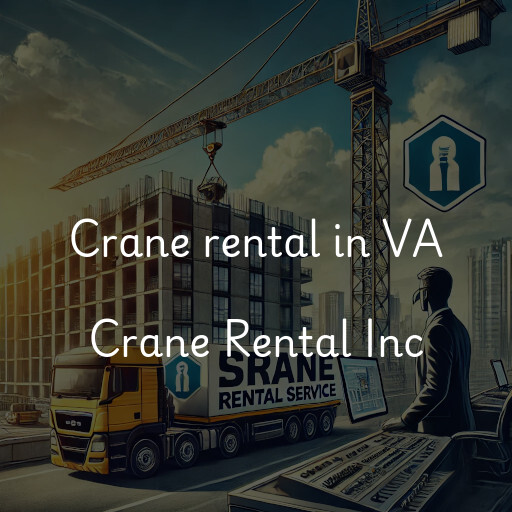 Crane rental in VA Crane Rental Inc